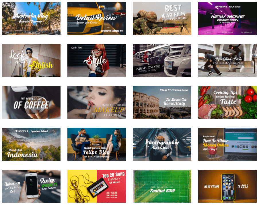 Exovidio FX Youtube Thumbnail Banners