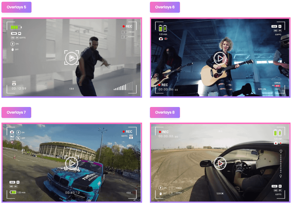 Exovidio FX Overlays & Video Effects