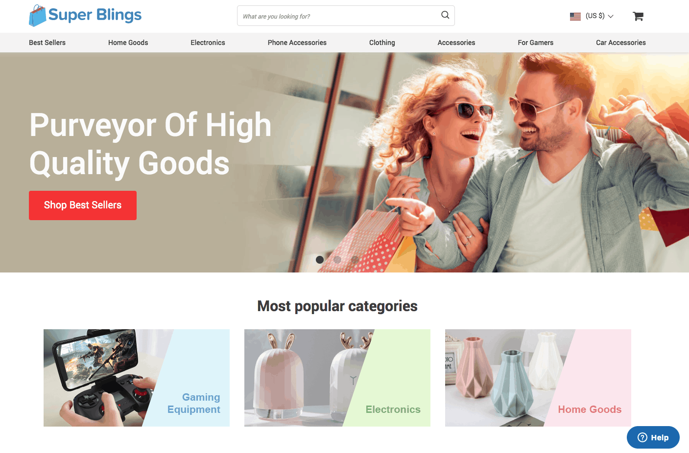 SuperBlings Ali Dropship site premium store